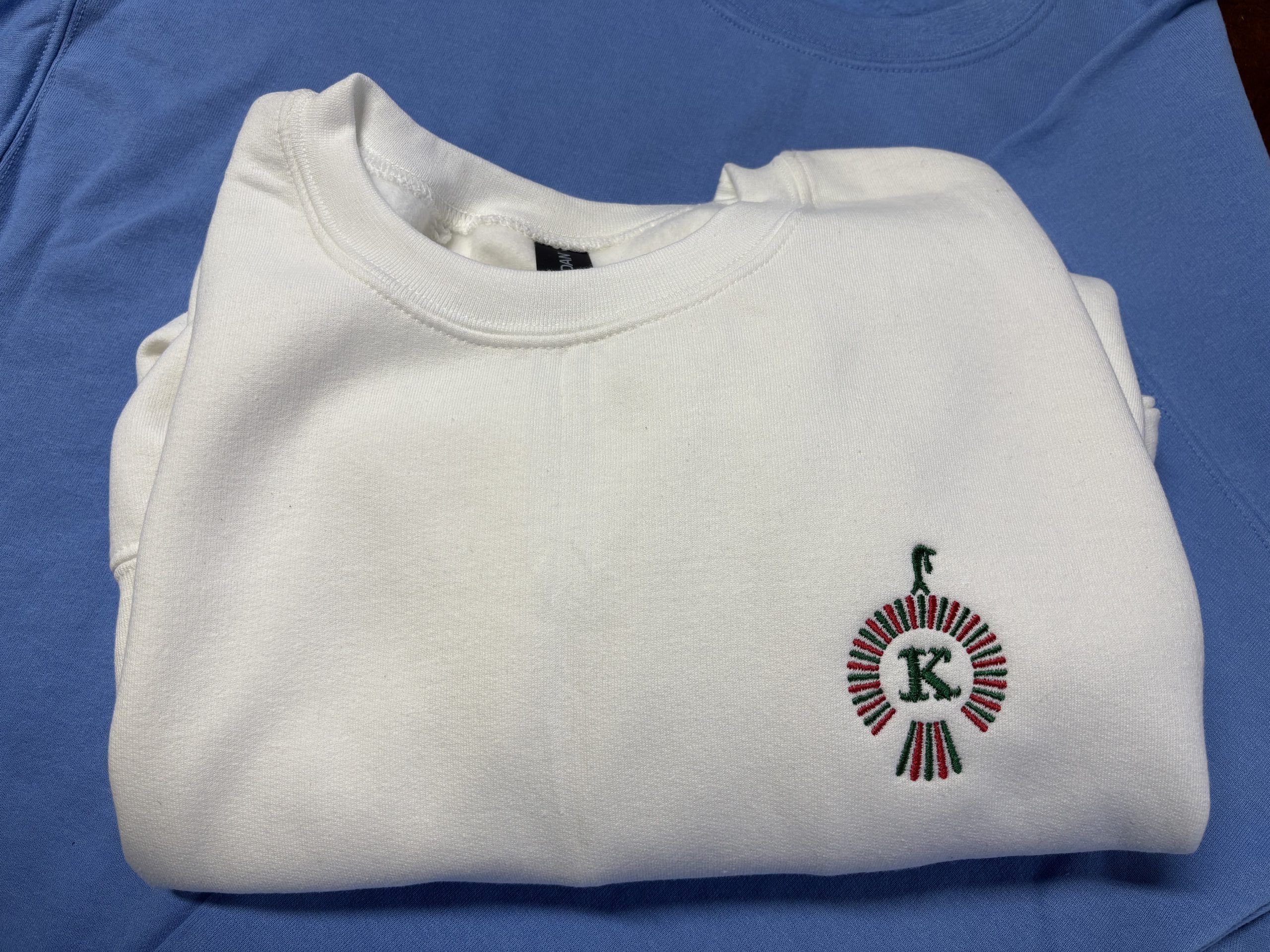White Christmas Logo Crewneck